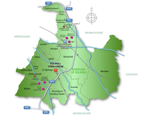 solihull map
