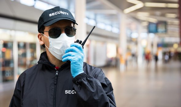 FM security guard with mask FM security guard with mask